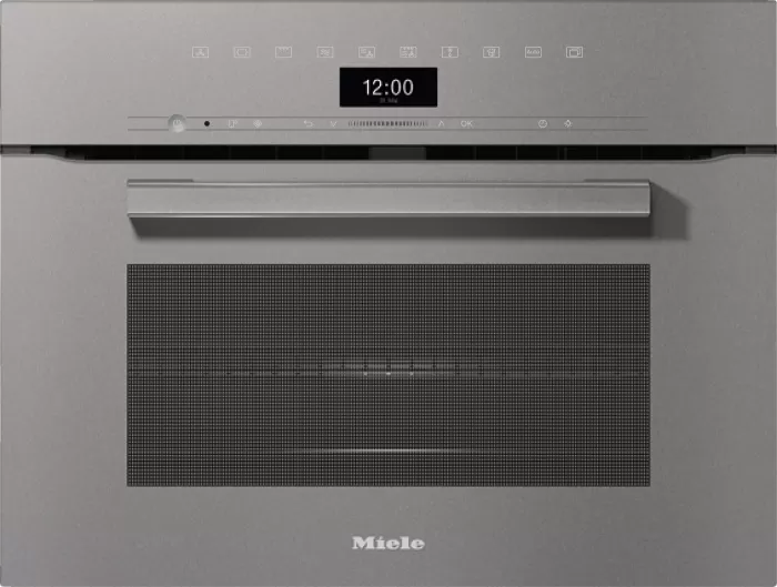 Духовой шкаф с СВЧ Miele H7440BM GRGR