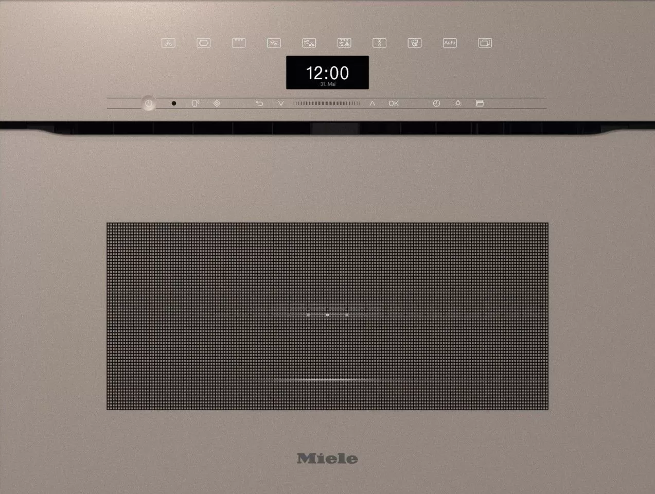 Духовой шкаф Miele с СВЧ H7440BMX PearlBeige бежевый перламутровый