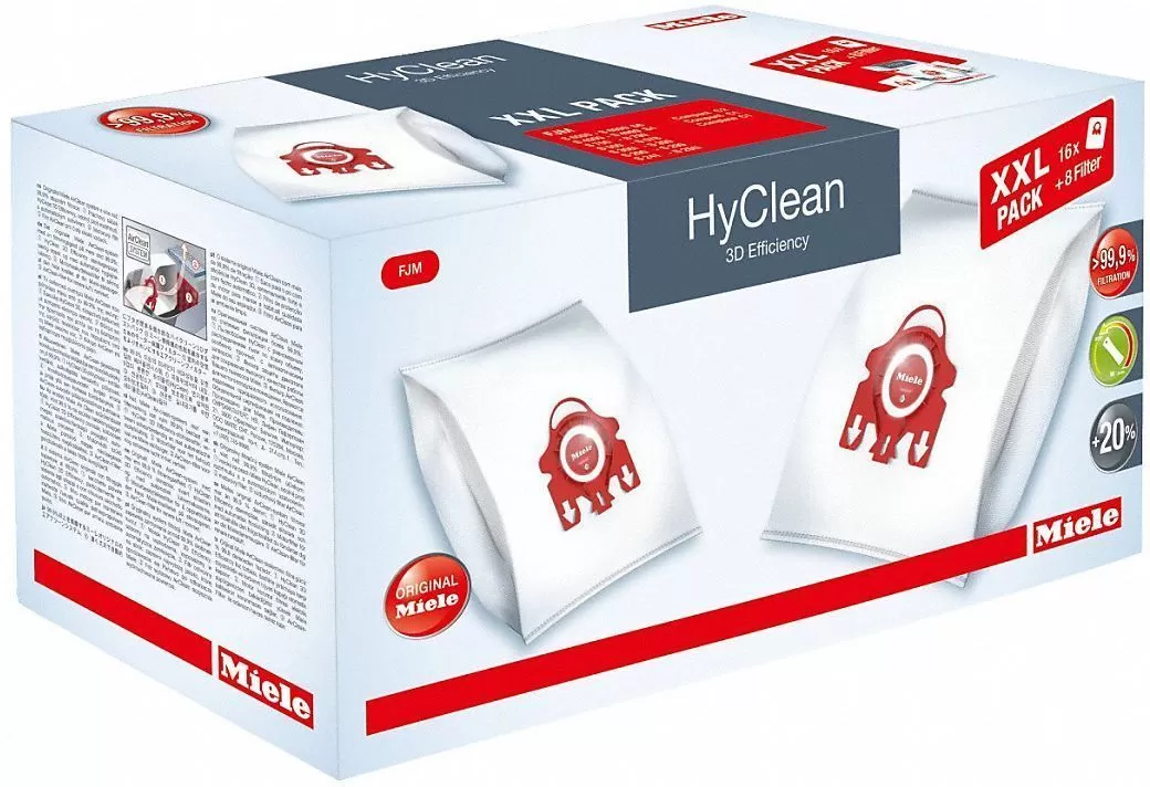 Комплект мешков-пылесборников Miele XXL HyClean 3D Efficiency FJM