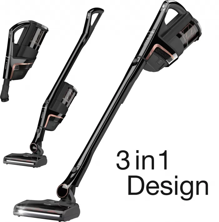 Пылесос Miele SOML0 Triflex HX2 Cat&Dog чёрный обсидиан вертикальный беспроводной с пылесборником