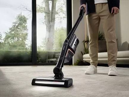 Пылесос Miele SOML0 Triflex HX2 Cat&Dog чёрный обсидиан вертикальный беспроводной с пылесборником