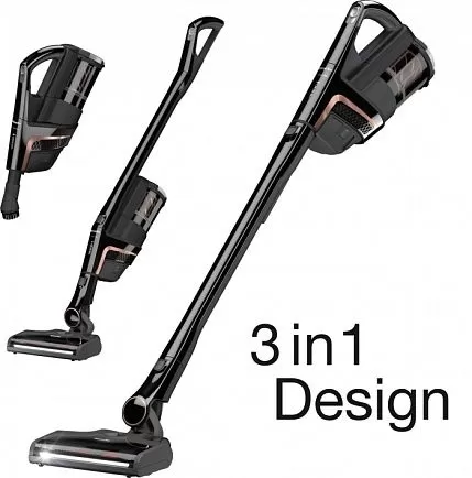 Пылесос Miele SOML0 Triflex HX2 Cat&Dog чёрный обсидиан вертикальный беспроводной с пылесборником