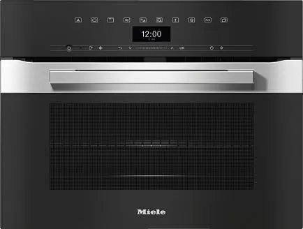 Духовой шкаф с СВЧ Miele H7440BM CLST